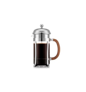 BODUM - Cafetière Chambord Chromé, argenté, 1 l