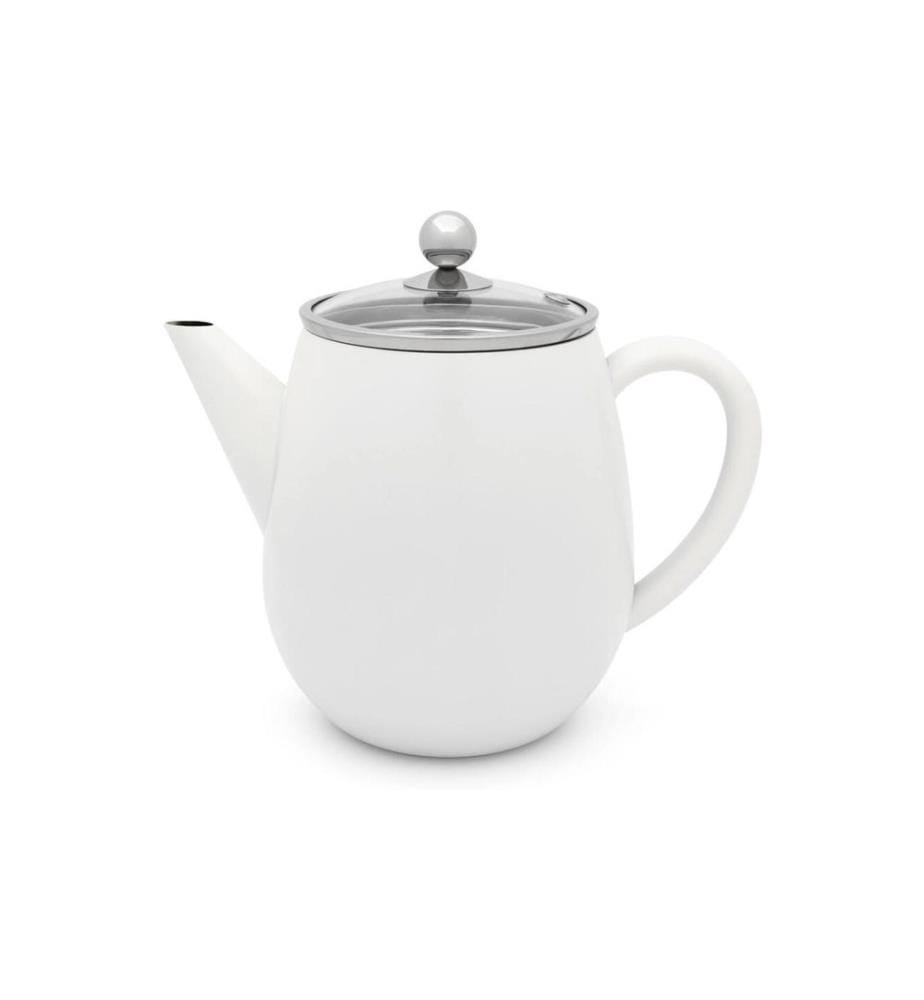 Bredemeijer - Teekanne Duet Eva 1.1 Liter, Weiss