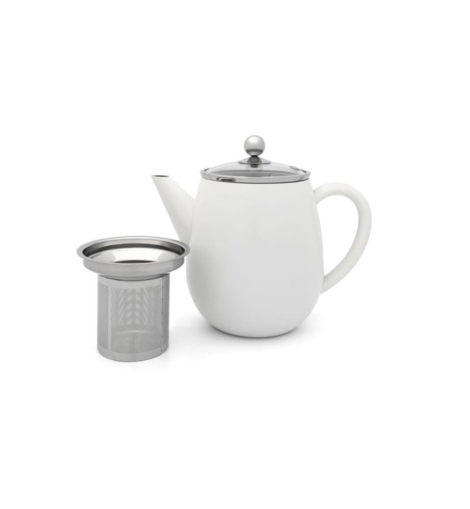 Bredemeijer - Teekanne Duet Eva 1.1 Liter, Weiss