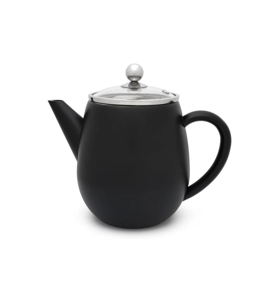 Bredemeijer - Teekanne Duet Eva 1.1 Liter, Schwarz