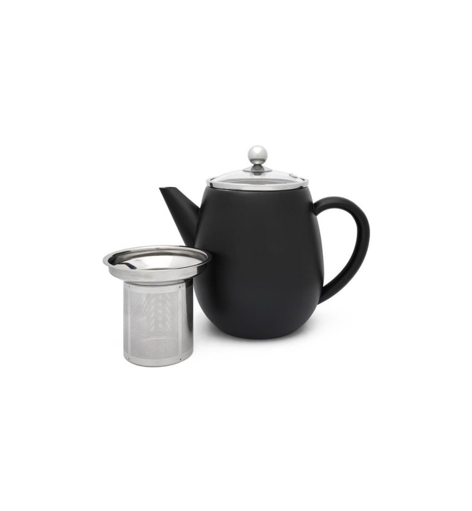 Bredemeijer - Teekanne Duet Eva 1.1 Liter, Schwarz