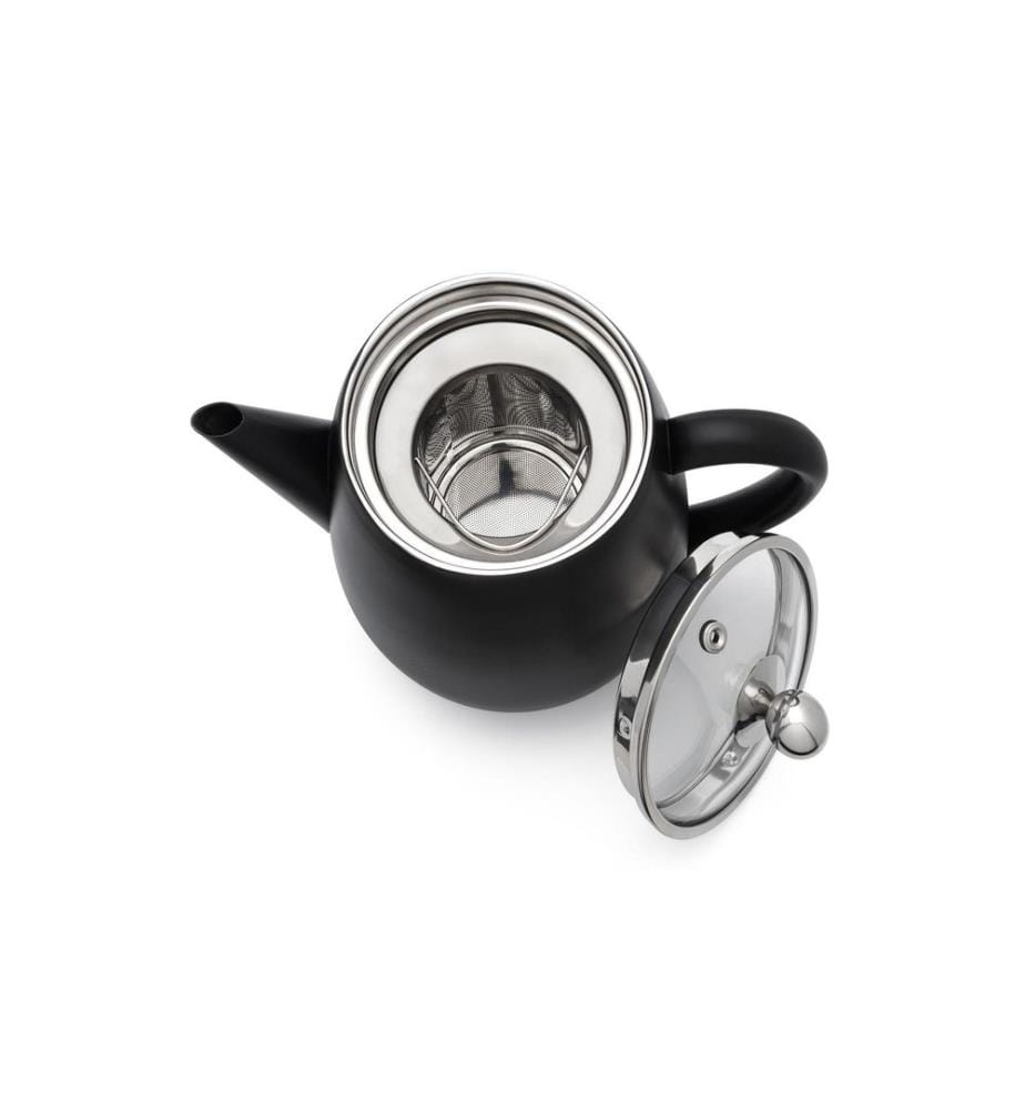 Bredemeijer - Teekanne Duet Eva 1.1 Liter, Schwarz