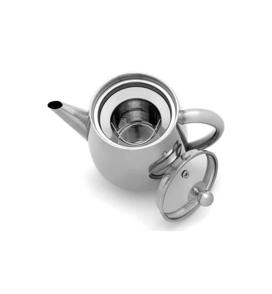 Bredemeijer - Teekanne Duet Eva 1.1 Liter, Silber