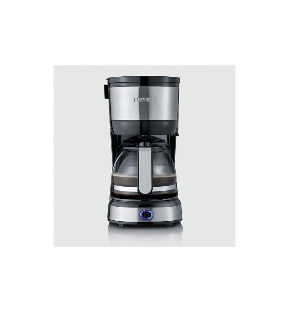 SEVERIN - Filterkaffeemaschine KA 4808 Schwarz/Silber