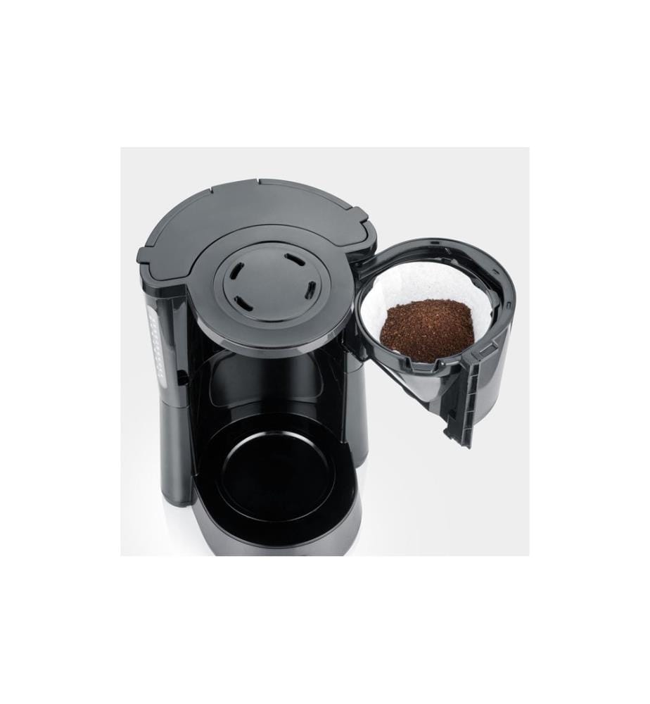 SEVERIN - Filterkaffeemaschine KA 9572 Schwarz/Silber