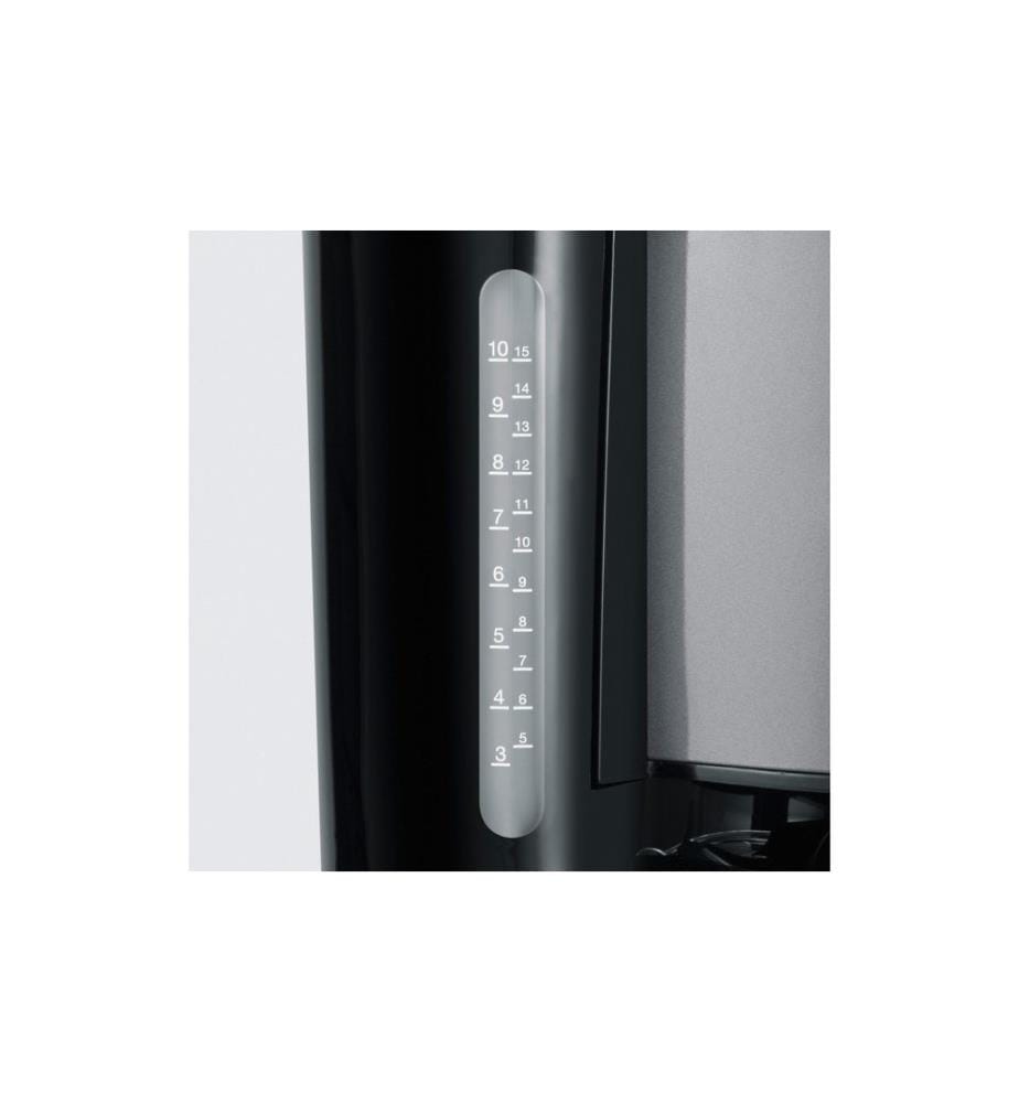 SEVERIN - Filterkaffeemaschine KA 9572 Schwarz/Silber