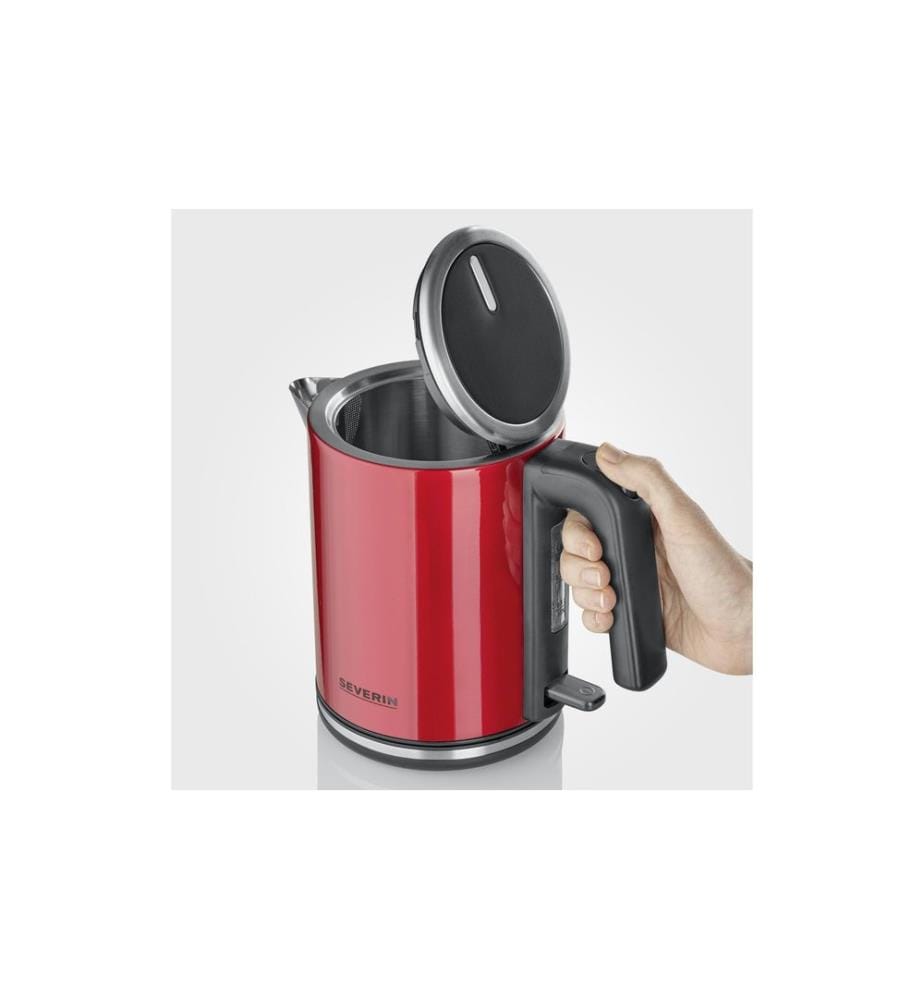 SEVERIN - Bouilloire WK 3427 1 l, Rouge/Noir