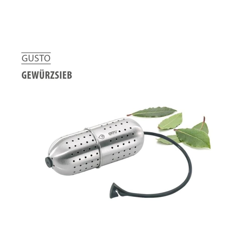 GEFU - Tee-Gewürzsieb Gusto Silber