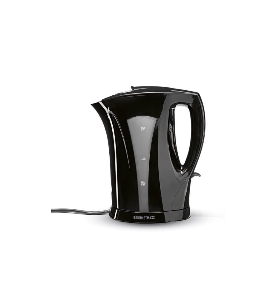 GOURMETMAXX - Bouilloire 1.7 l, Noir