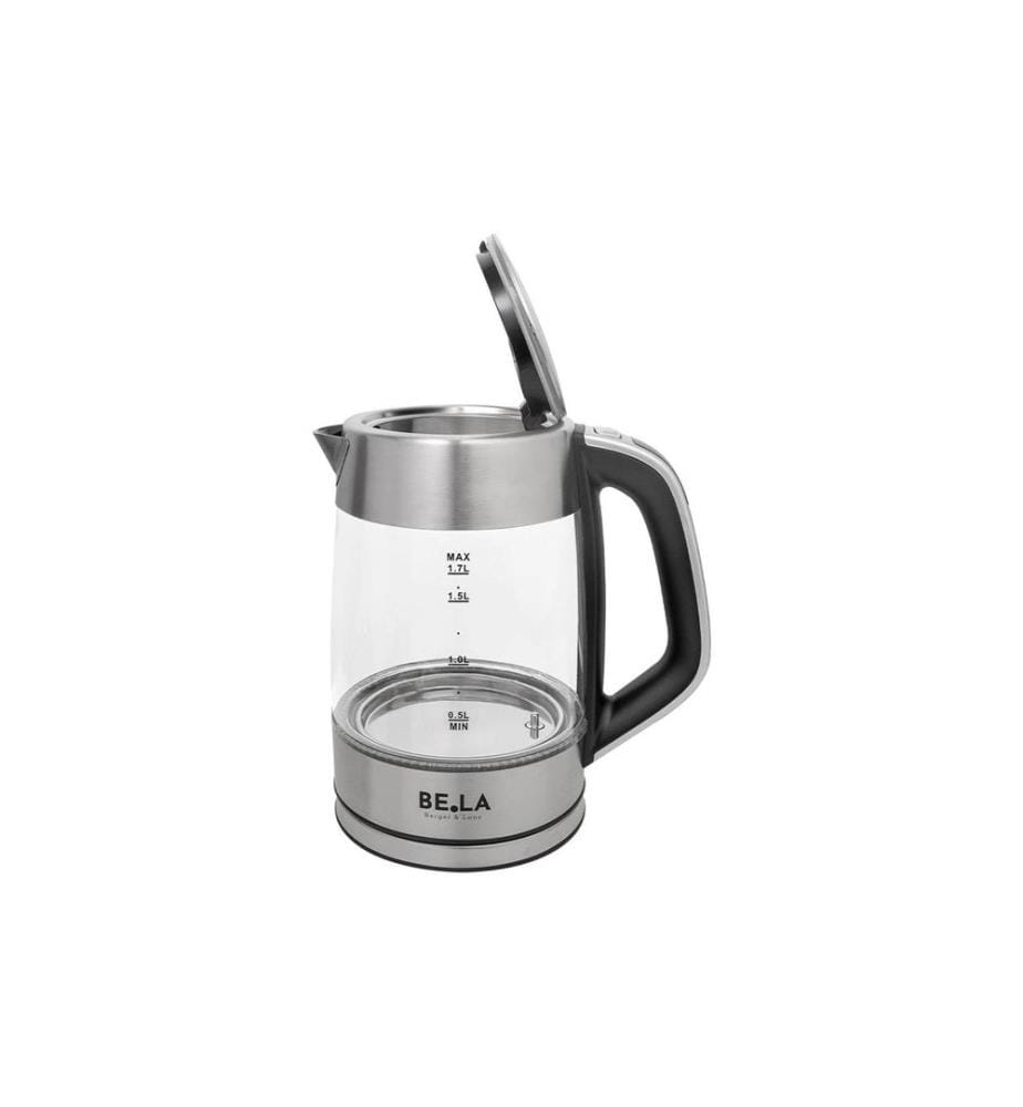 Berger Lanz - Bouilloire 1.7 l, Transparent/Argenté
