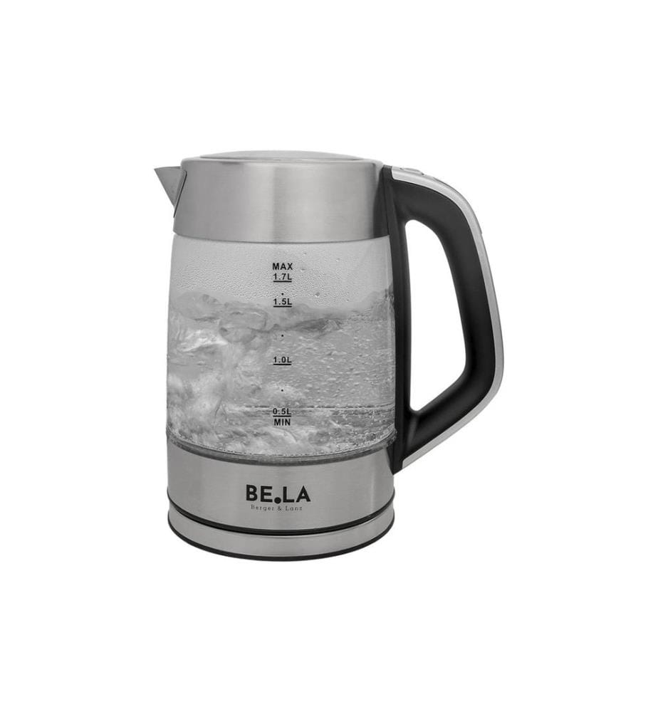 Berger Lanz - Bouilloire 1.7 l, Transparent/Argenté