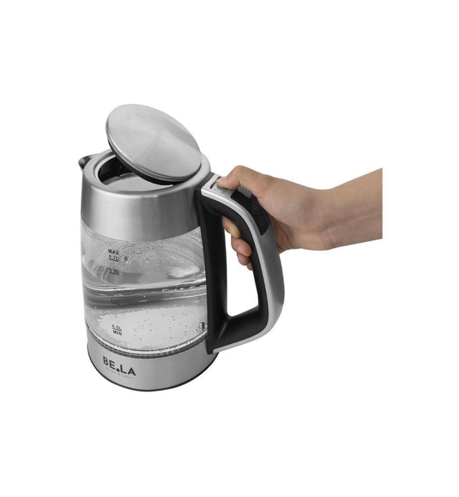 Berger Lanz - Bouilloire 1.7 l, Transparent/Argenté