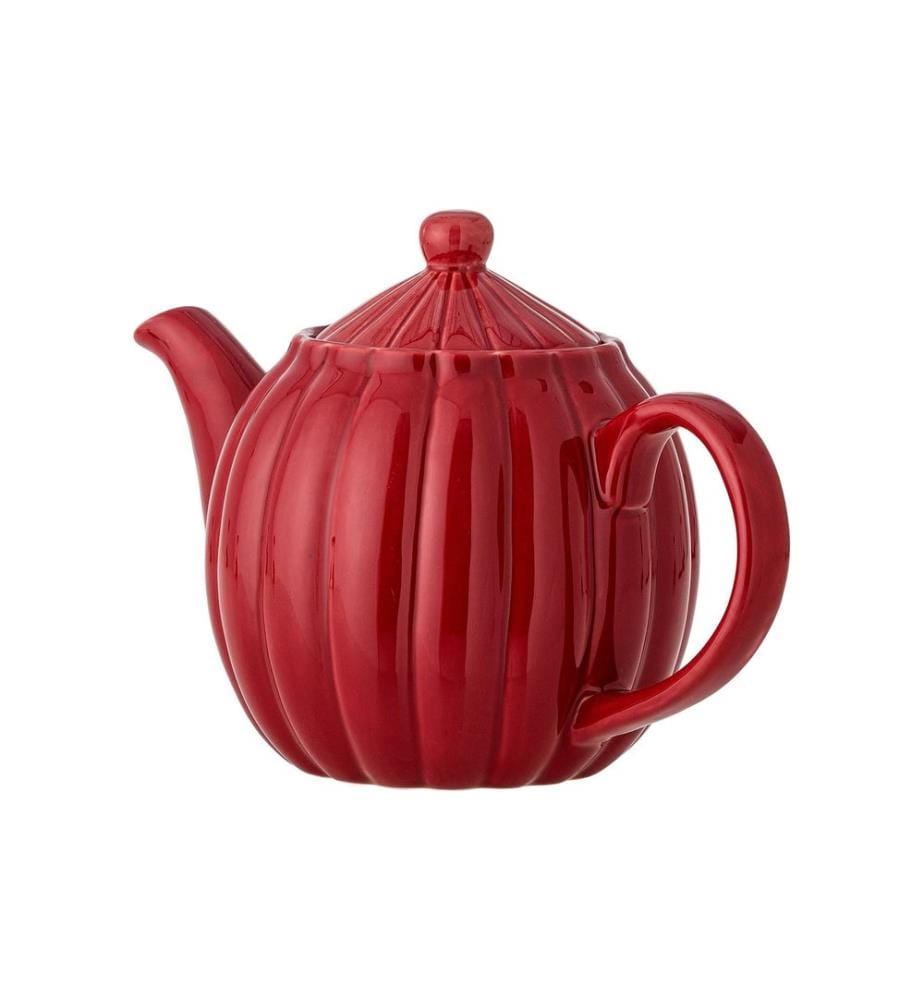 Bloomingville - Teekanne Latina, 1 l, Steingut, Rot