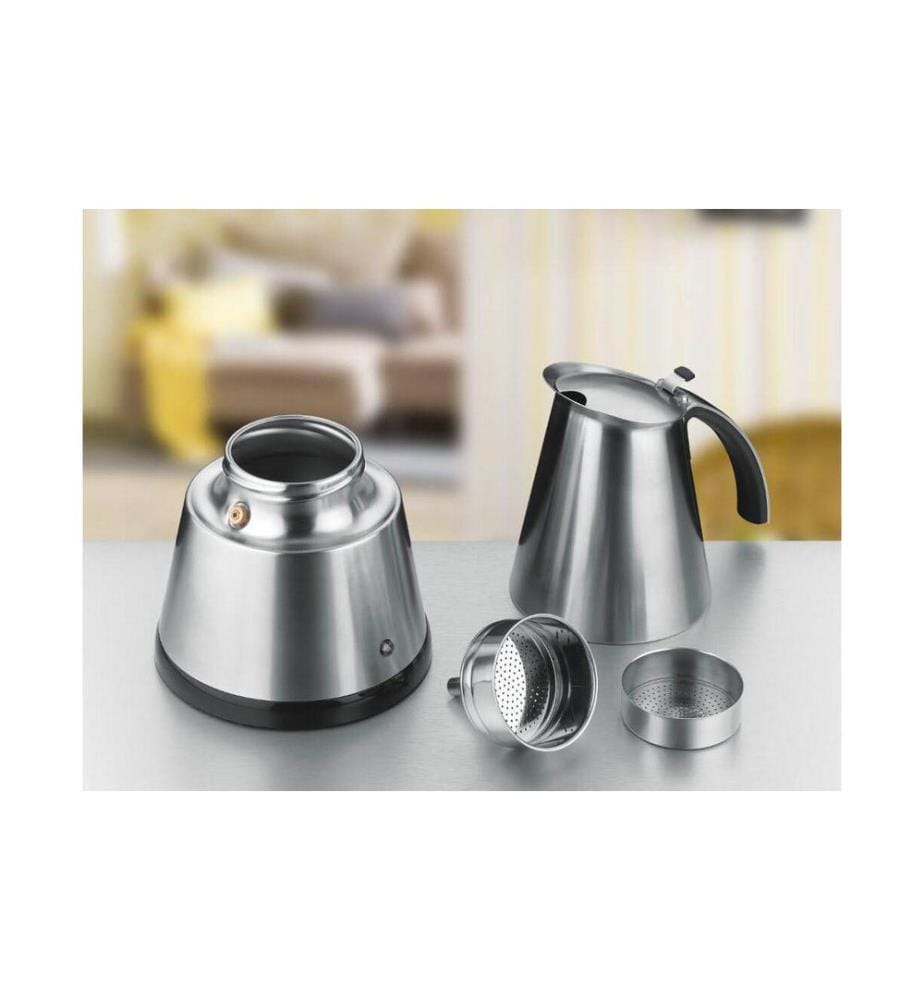 Rommelsbacher - Espressokocher 20.EKO 364/E 4 Tassen, Silber