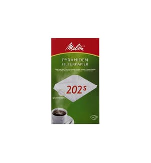 MELITTA - Filtertüte Pyramiden-Filterpapier 202 S 202s 100 Stück