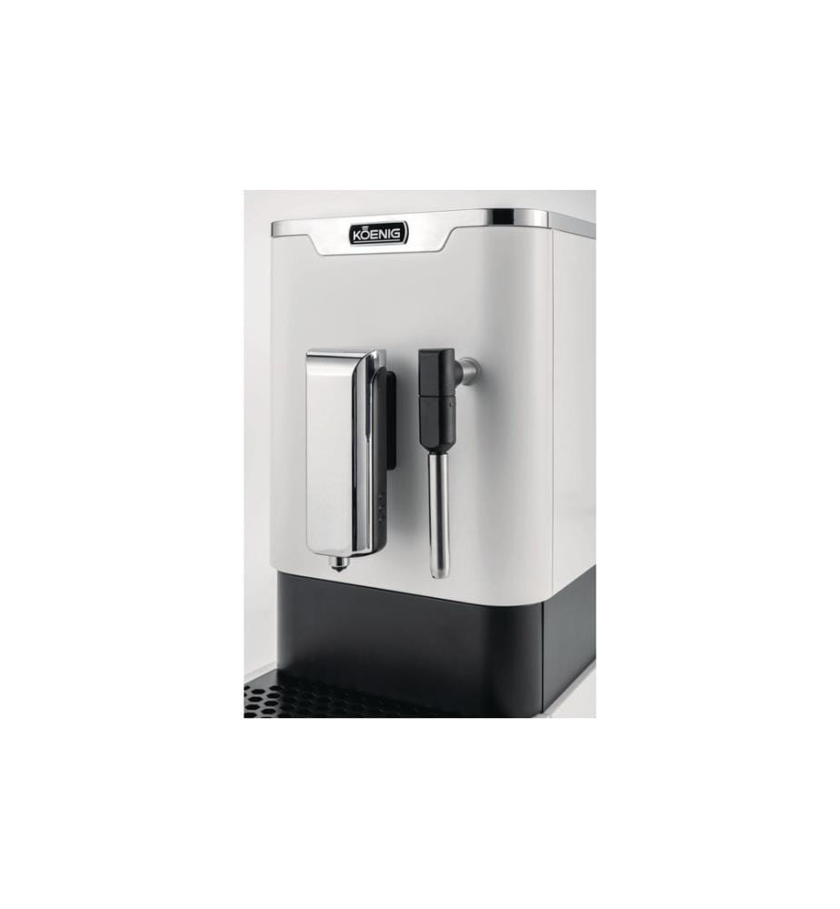 Koenig - Machine à café automatique Finessa Milk Blanc, Noir