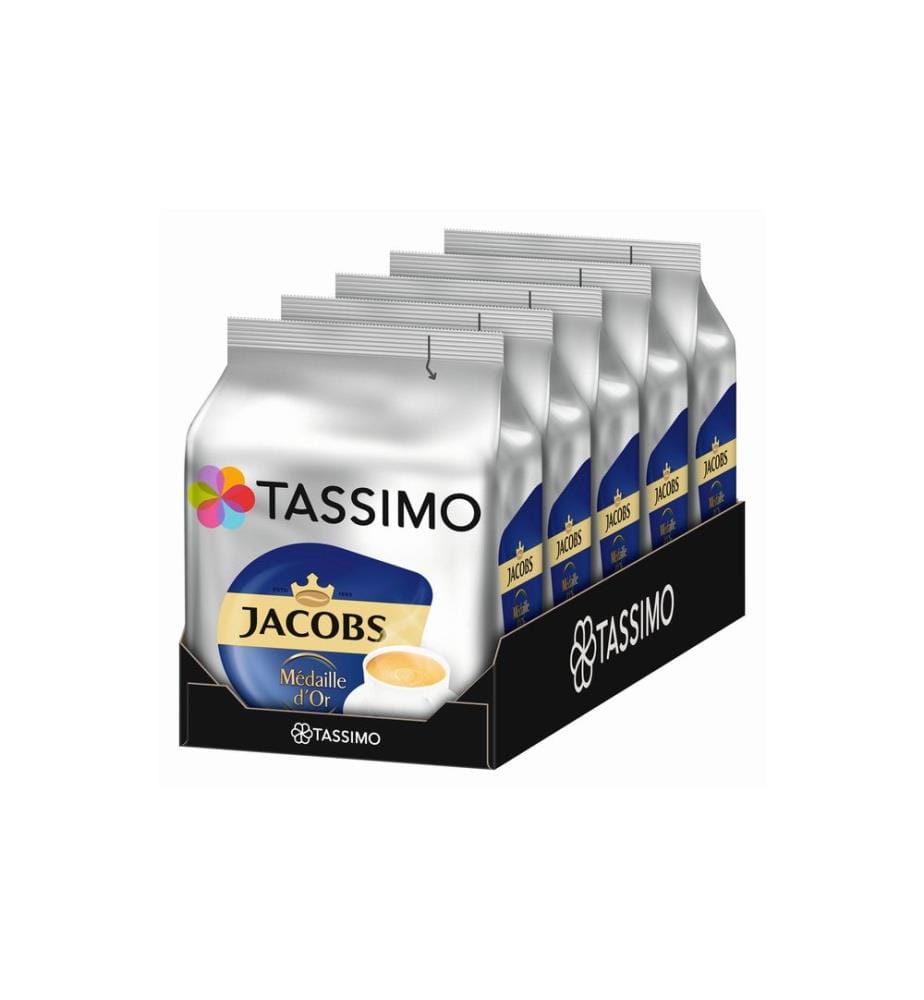 TASSIMO - Kaffeekapseln T DISC Jacobs Médaille d'Or 80 Portionen
