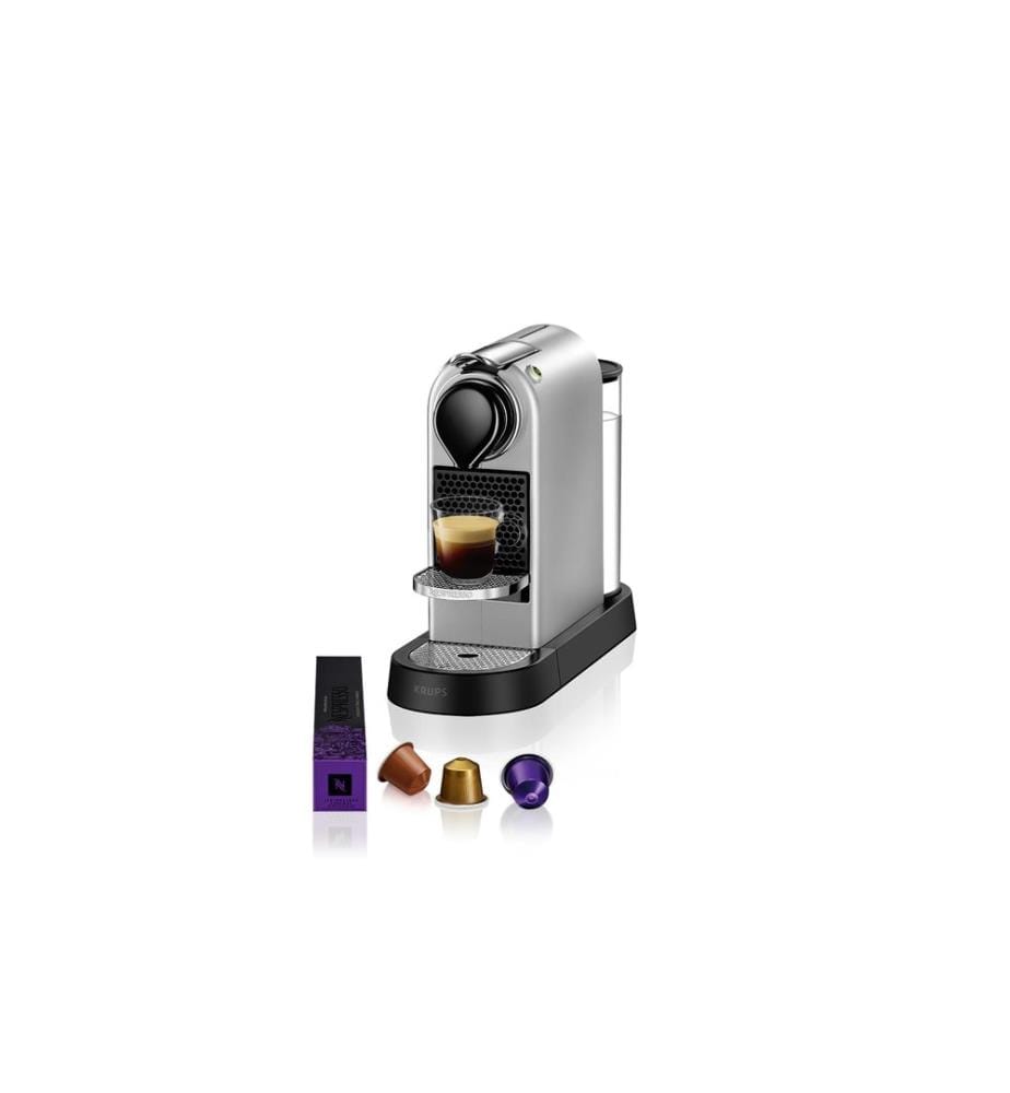 Krups - Machine à café Nespresso CitiZ XN741B Argenté