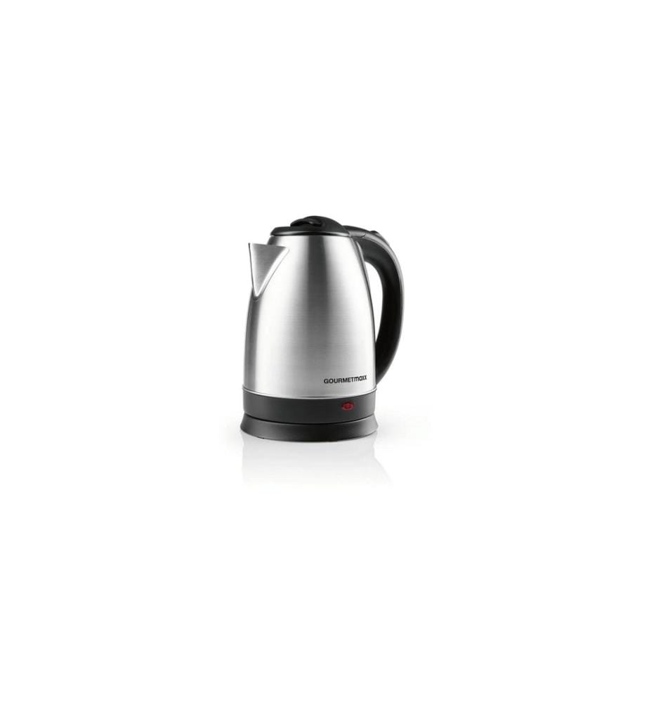 GOURMETMAXX - Bouilloire 1.8 l, Noir/Argenté