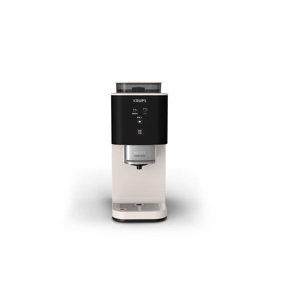 Krups - Machine à café automatique Coffee Crush SA4001CH Noir, Beige