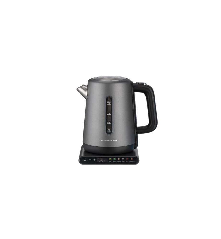 SCHNEIDER - Bouilloire SCH-KTL-1789D 1.7 l, Gris/Anthracite