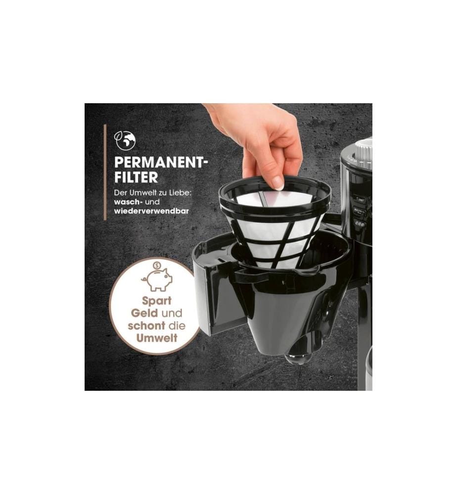 Barista Cafetière filtre 30380 Noir/Acier inoxydable