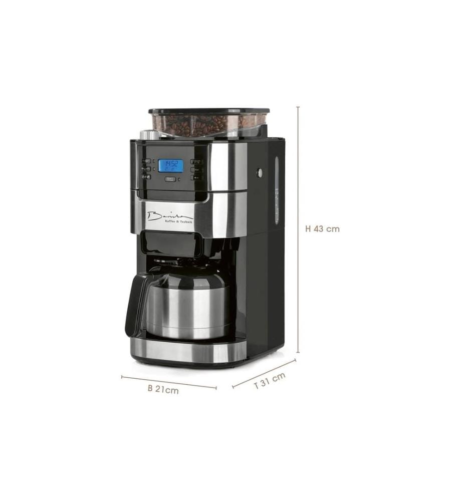 Barista Cafetière filtre 30380 Noir/Acier inoxydable
