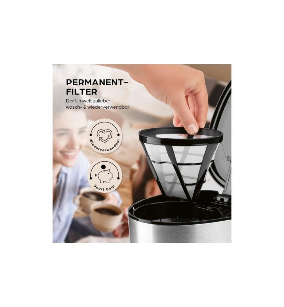 Barista Cafetière filtre 30381 Noir/Argenté