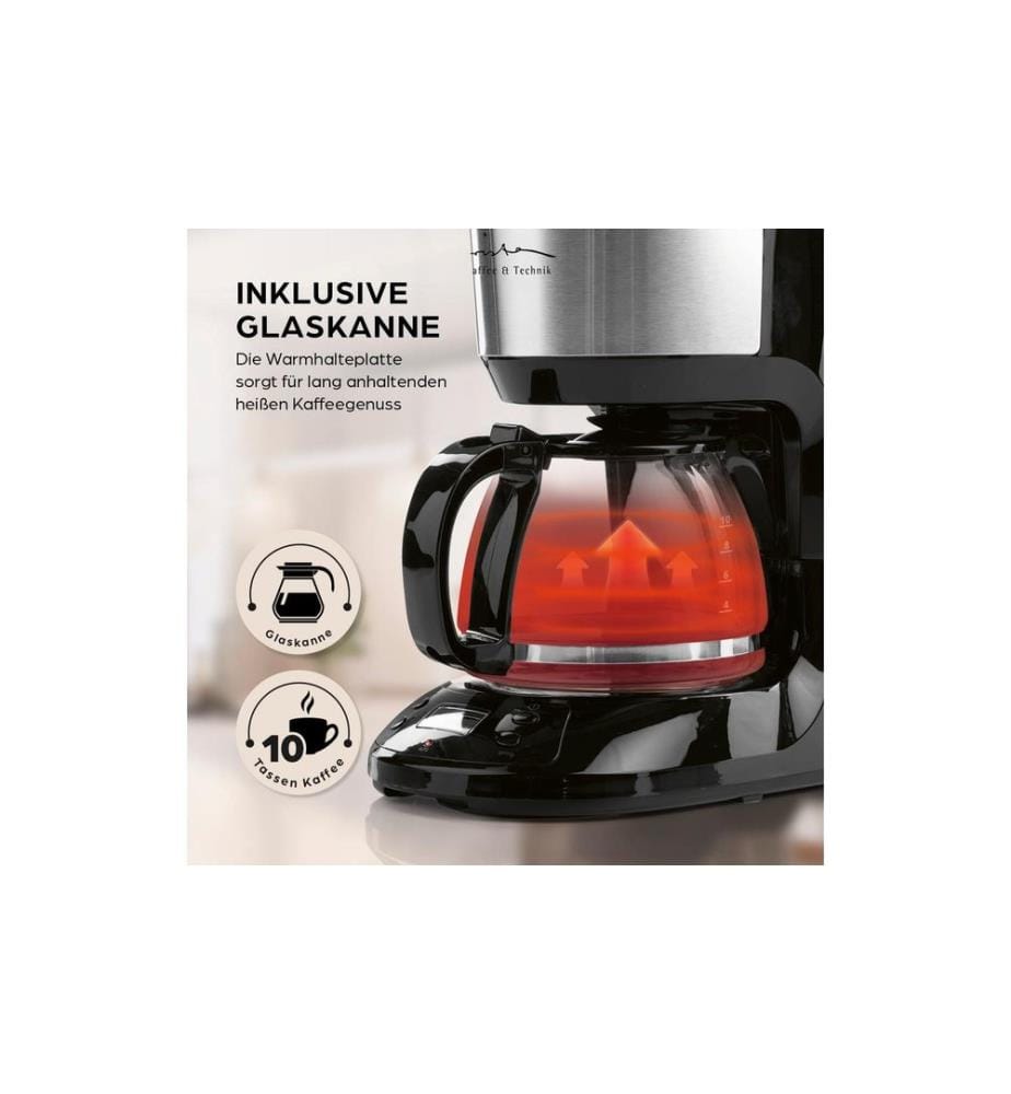 Barista Cafetière filtre 30381 Noir/Argenté