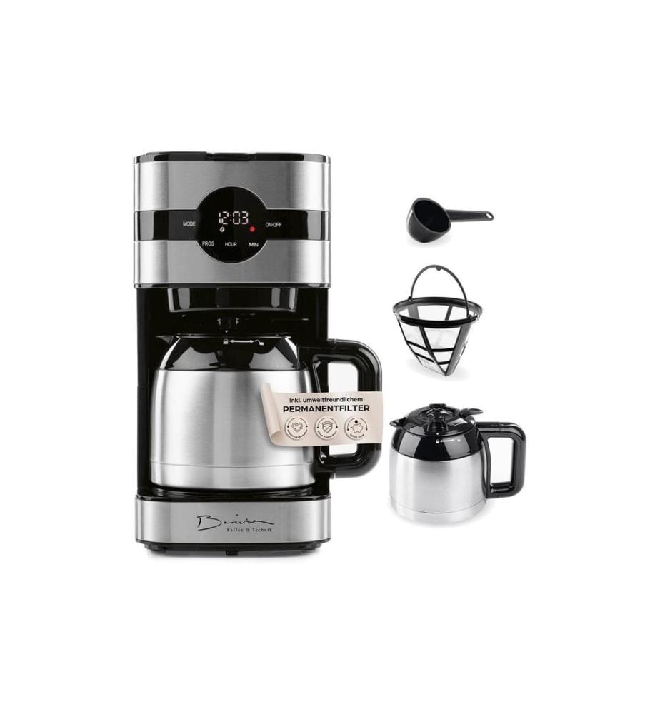 Barista Cafetière filtre 30382 Noir/Argenté/Acier inoxydable