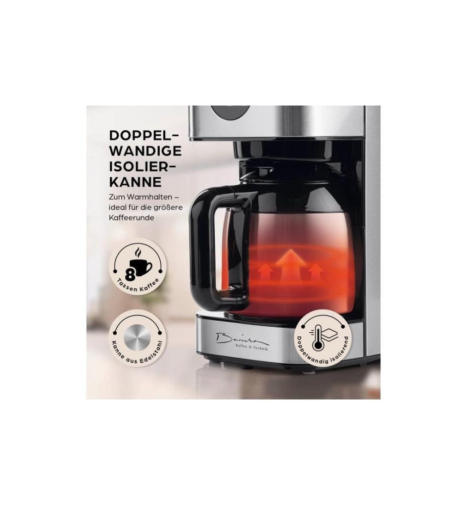 Barista Cafetière filtre 30382 Noir/Argenté/Acier inoxydable