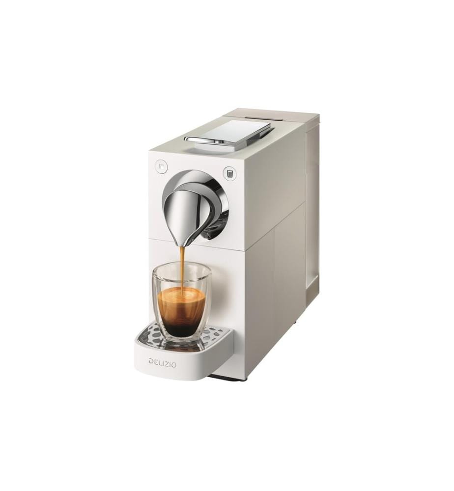 Delizio Machine à capsules Una Automatic Blanc