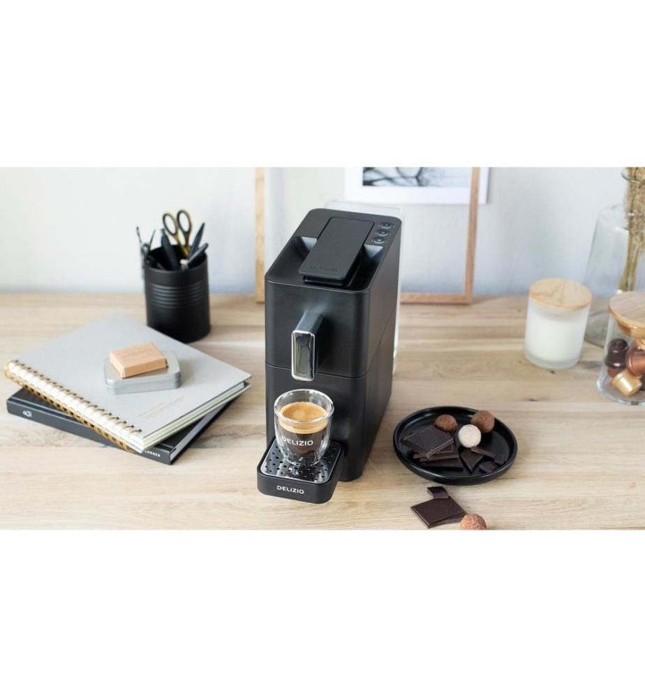 Delizio Kapselmaschine Carina Midnight Schwarz
