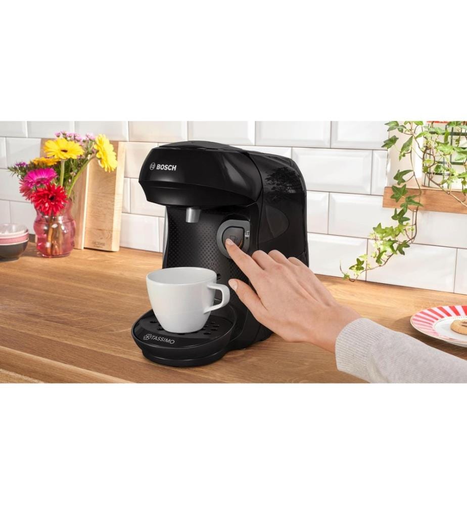 TASSIMO Kapselmaschine Happy friendly Schwarz