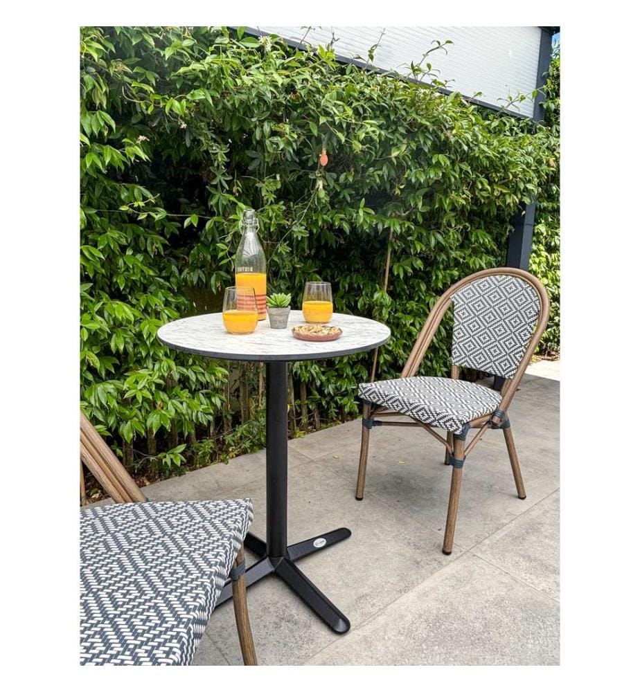 Bistro-Set Rund 2-Sitzer - Blau