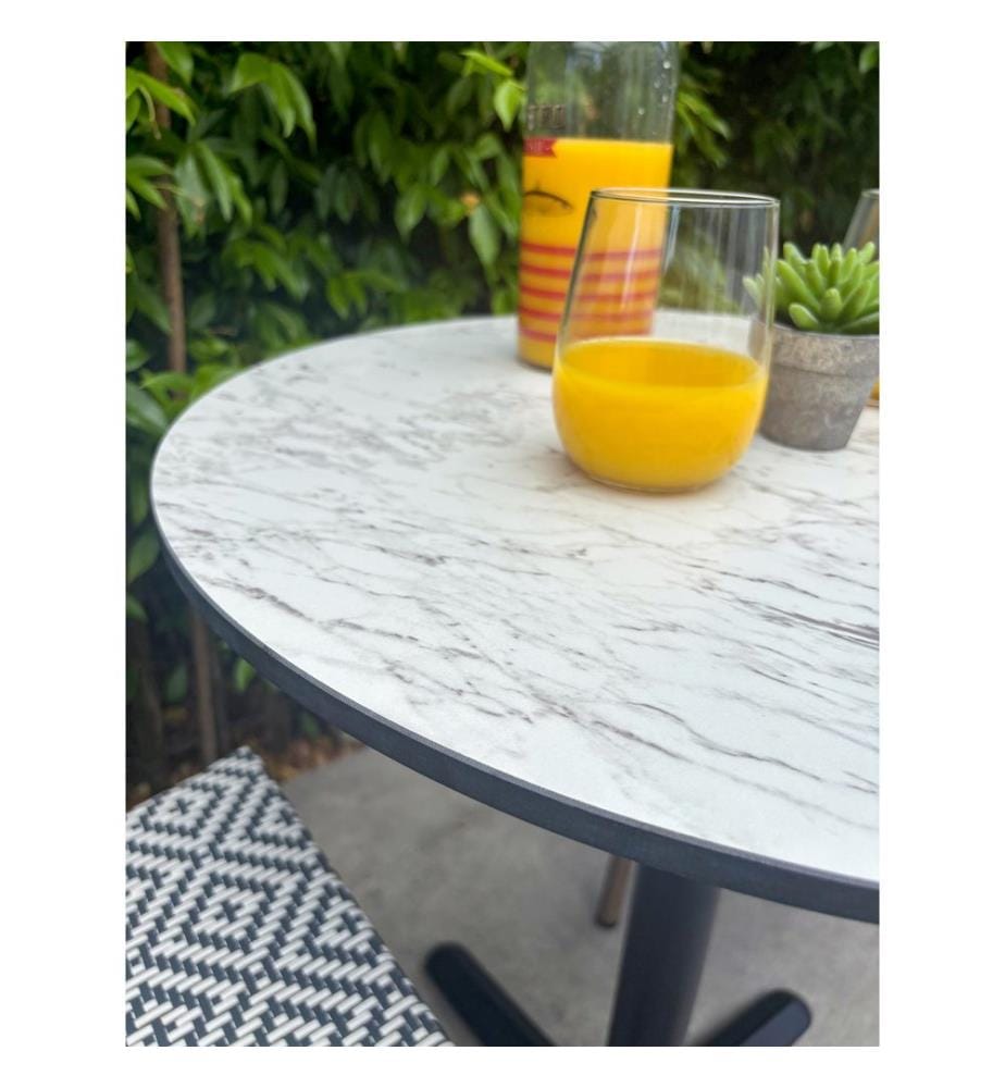 Bistro-Set Rund 2-Sitzer - Blau
