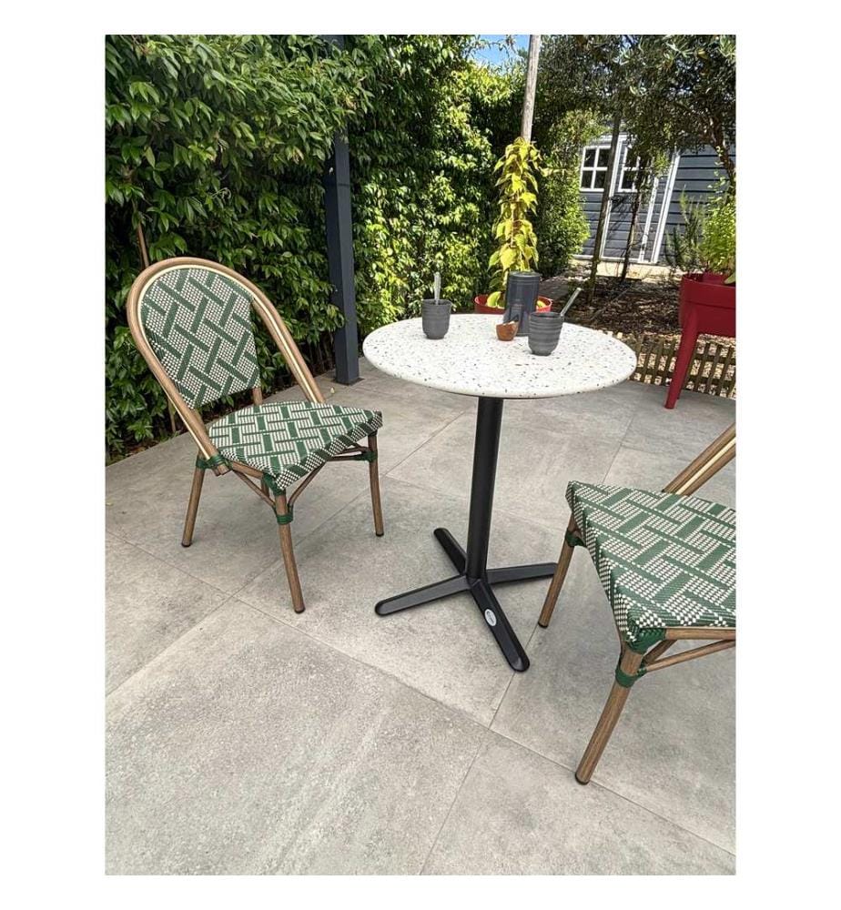 Bistroset Rund 2-Sitzer - Grün