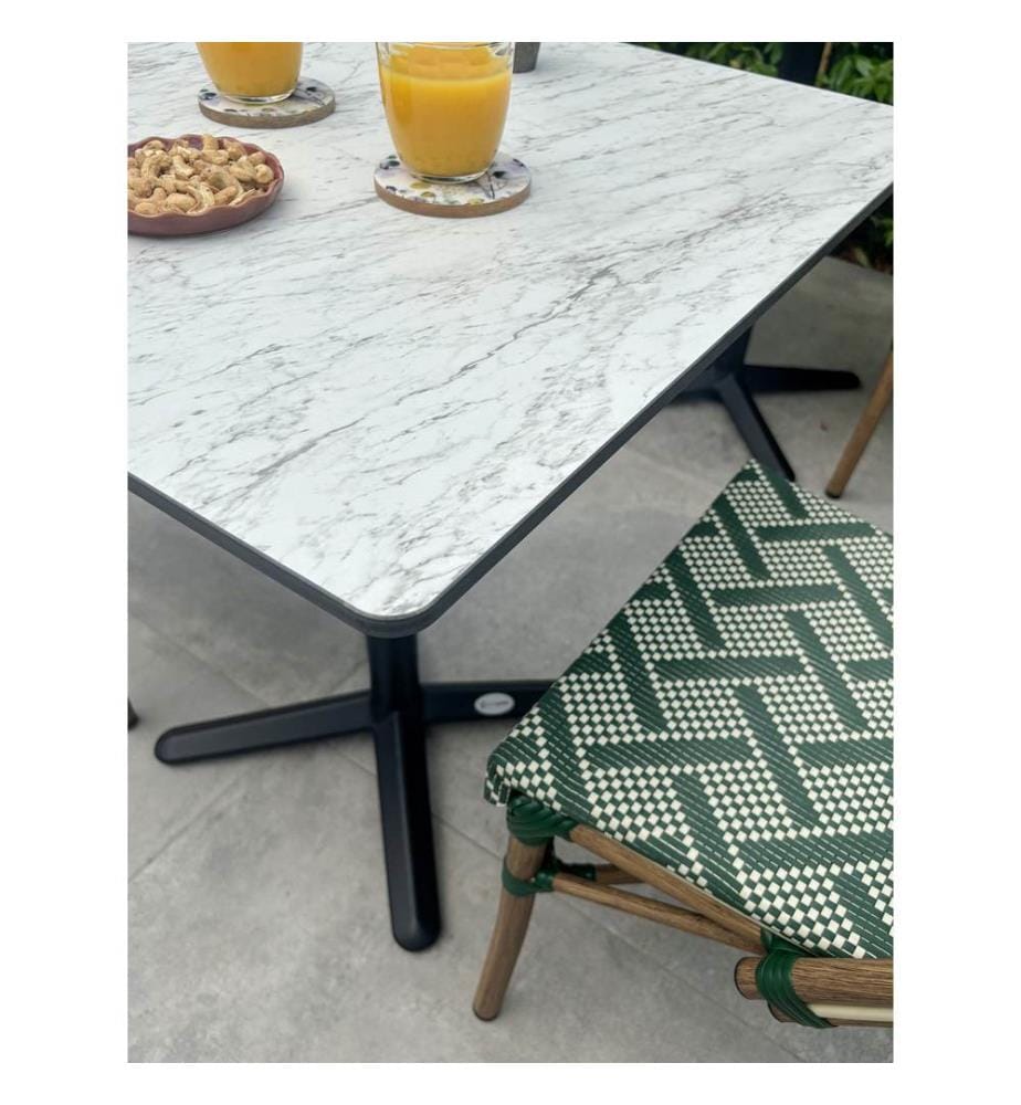 Bistro-Set Quadratisch 2-Sitzer - Grün