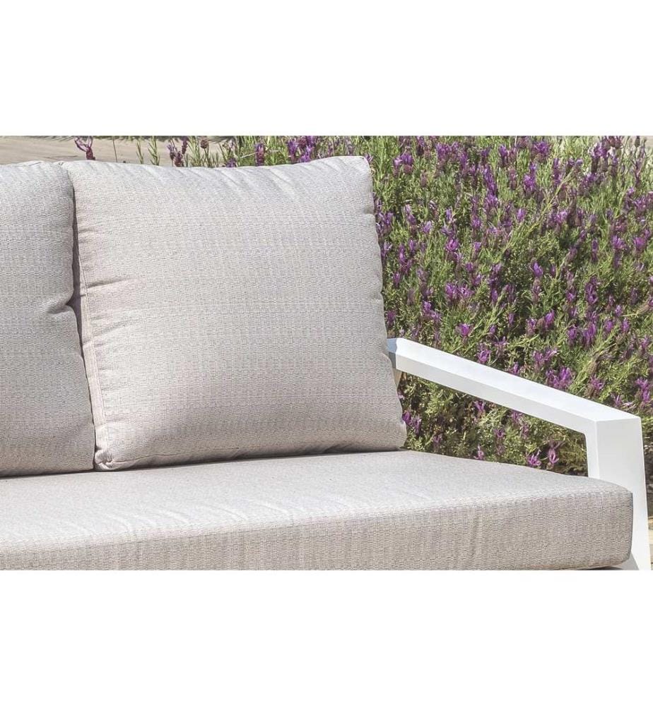 Gartensitzgruppe Ibiza 5-Sitzer - Weiss