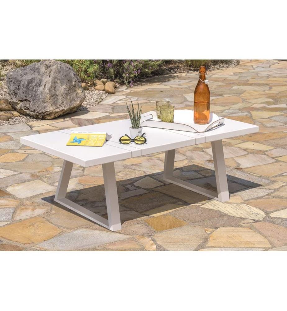 Gartensitzgruppe Ibiza 5-Sitzer - Weiss