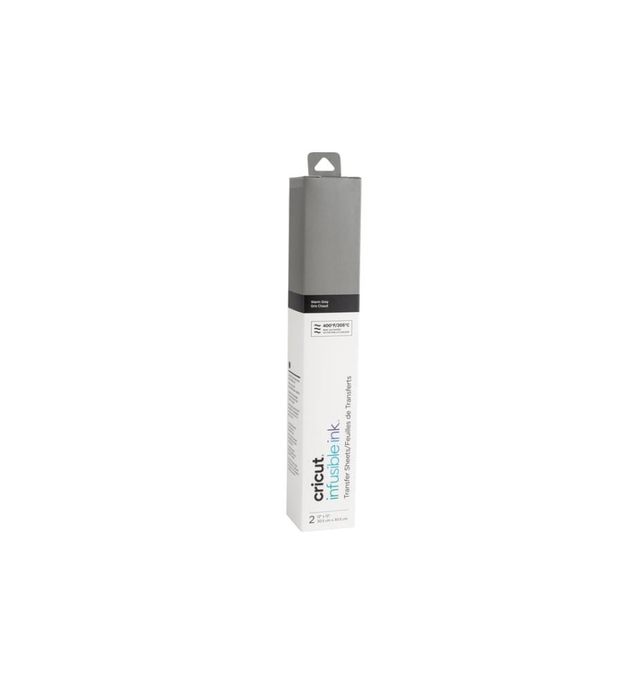 CRICUT - Aufbügelfolie Infusible Ink, 30.5 x 30.5 cm, 2 Stück, Grau