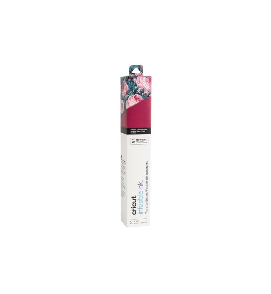 CRICUT - Aufbügelfolie Infusible Ink Cabbage Rose 2 Stück