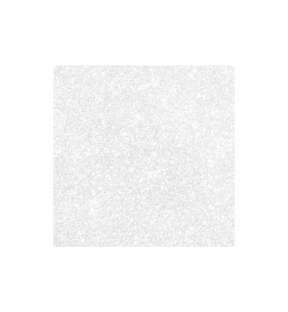CRICUT - Aufbügelfolie Joy 13.9 cm x 48.2 cm Glitzer Weiss
