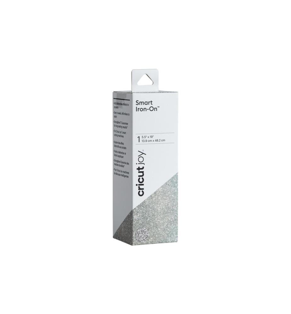 CRICUT - Aufbügelfolie Joy 13.9 cm x 42.2 cm  Glitzer Silber