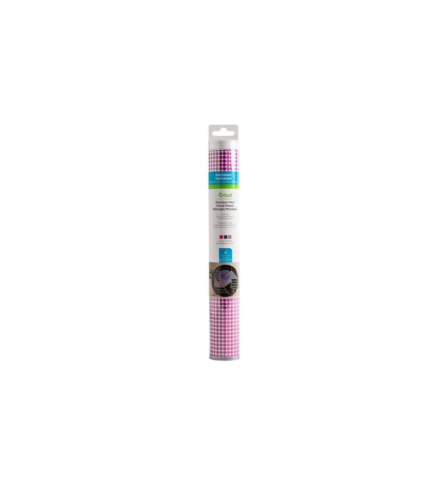 CRICUT - Film de vinyle Premium Mosaic Unicorn 30.5 x 30.5 cm, 4 Blatt