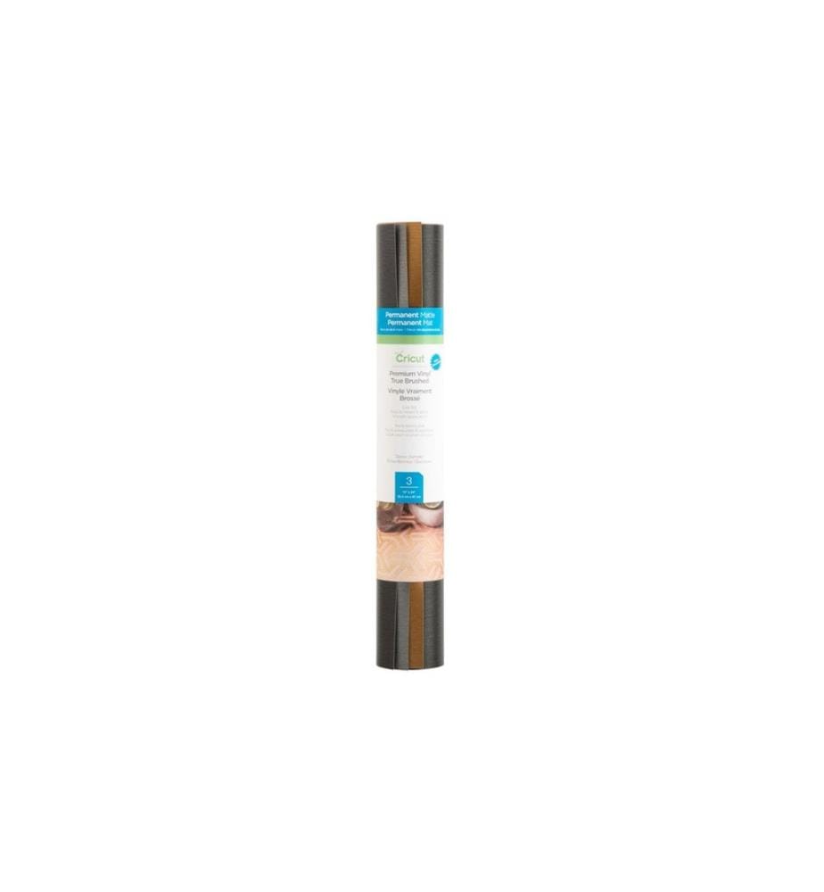 CRICUT - Vinylfolie Premium Brushed Sampler 3 Blatt