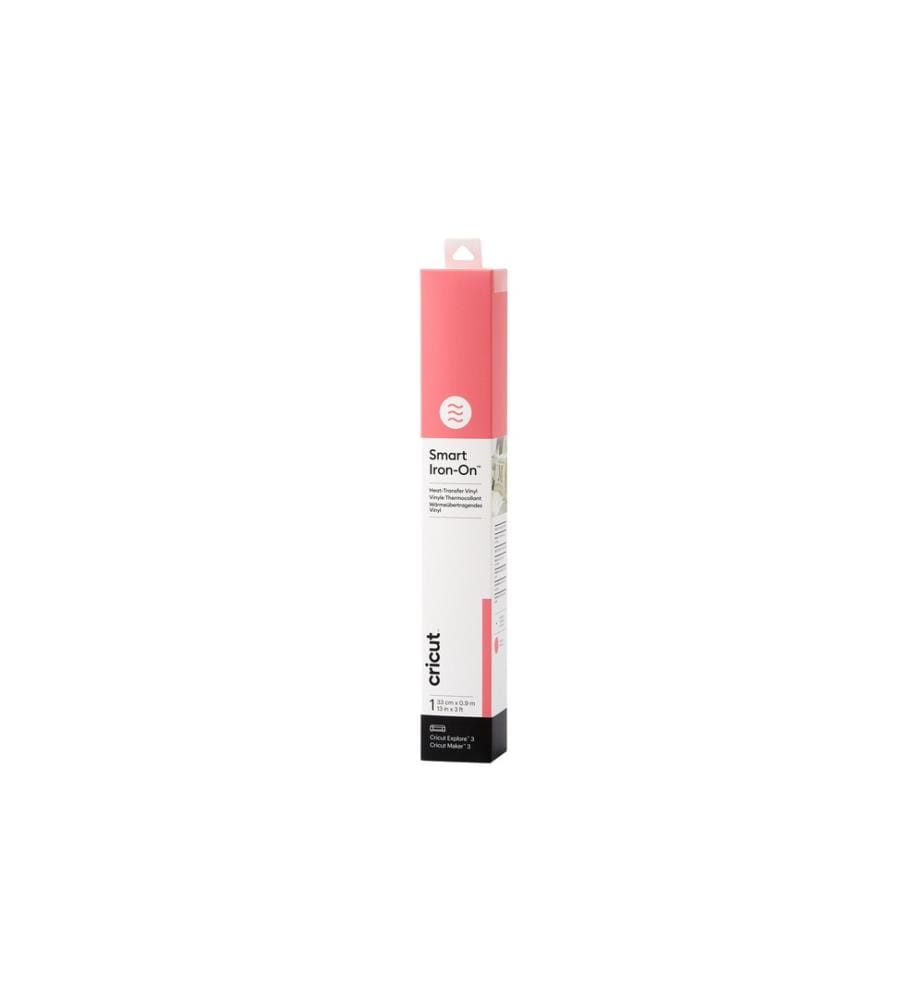 CRICUT - Aufbügelfolie Smart 33 x 91 cm, 1 Stück, Pink