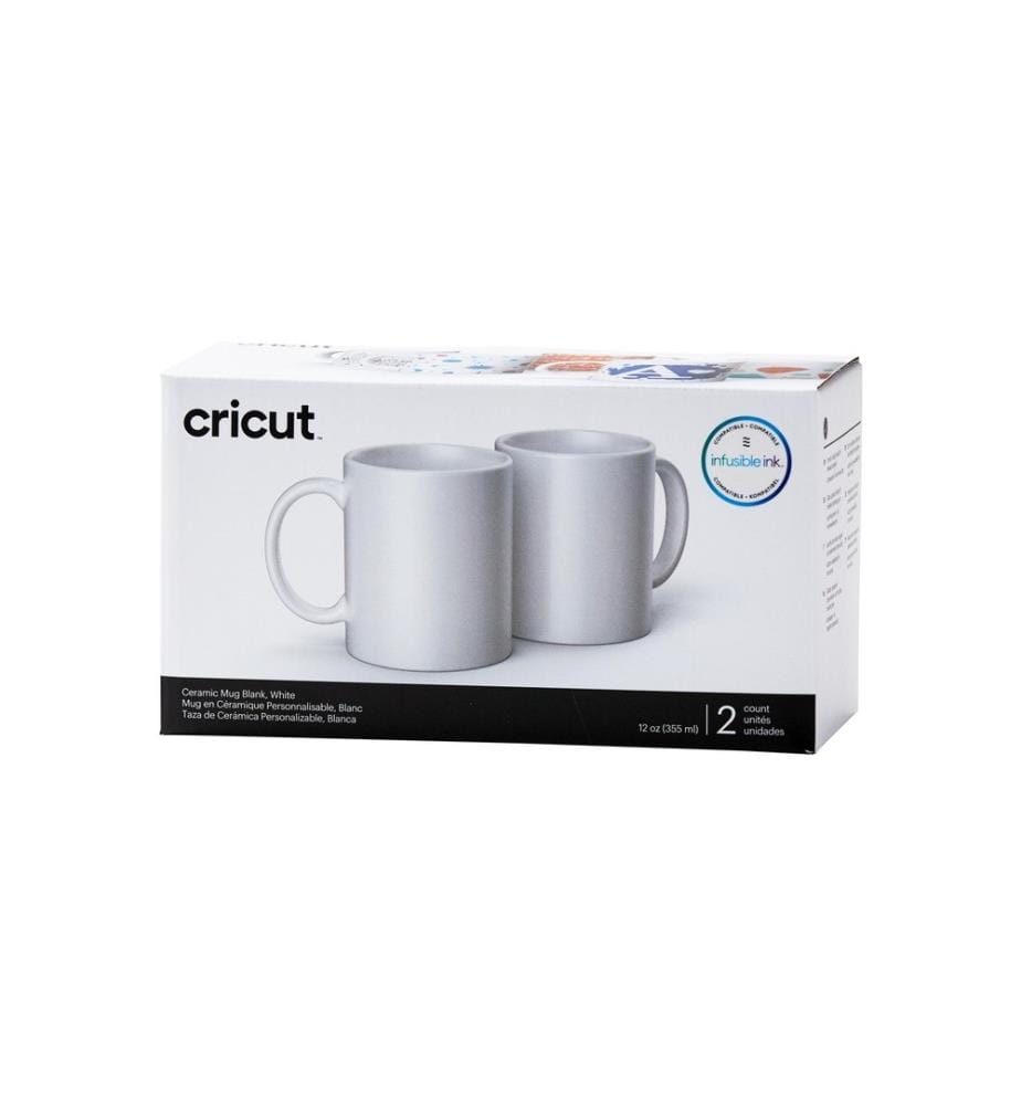 CRICUT - Tasse Infusible Ink / Mug Press 350 ml, 2 Stück