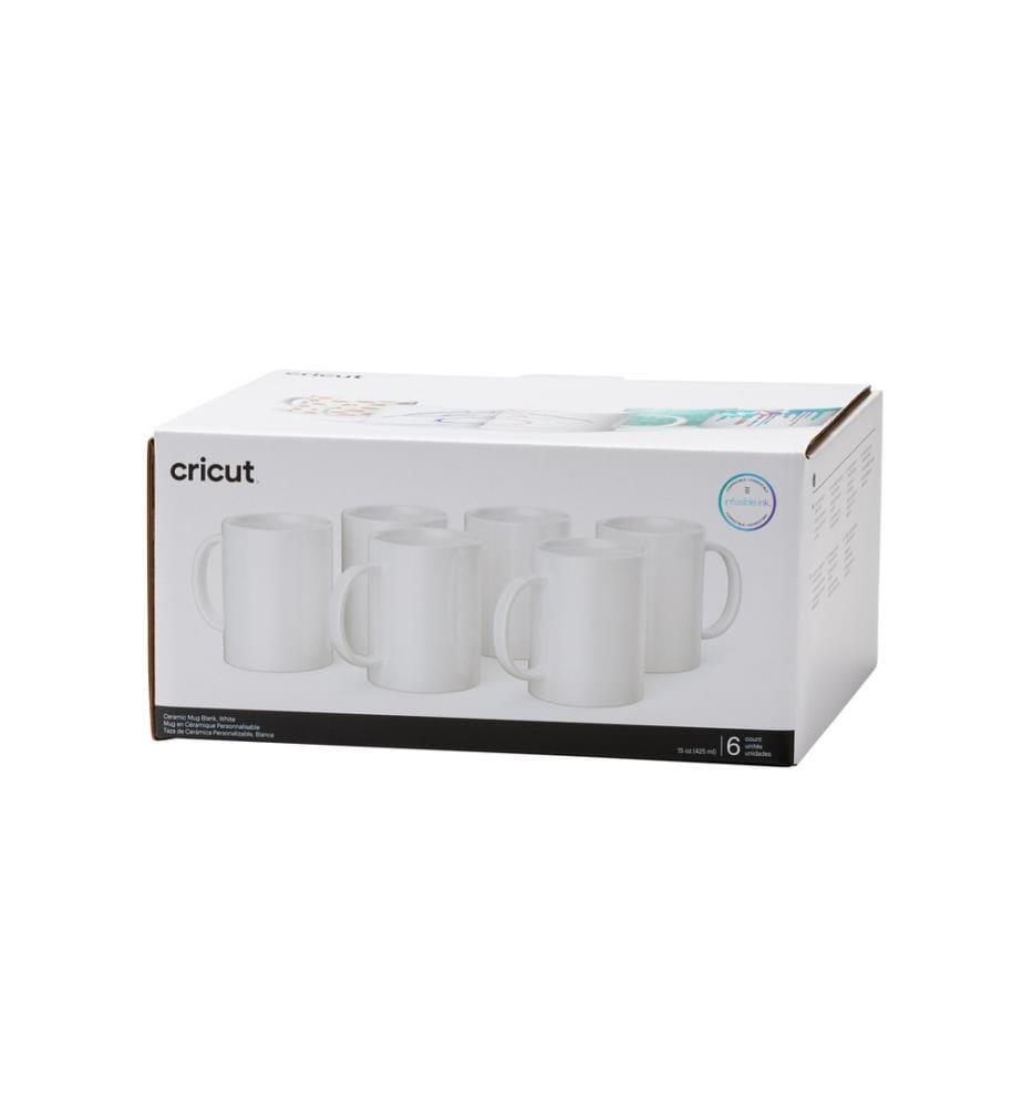 CRICUT - Tasse Infusible Ink / Mug Press 440 ml, 6 Stück
