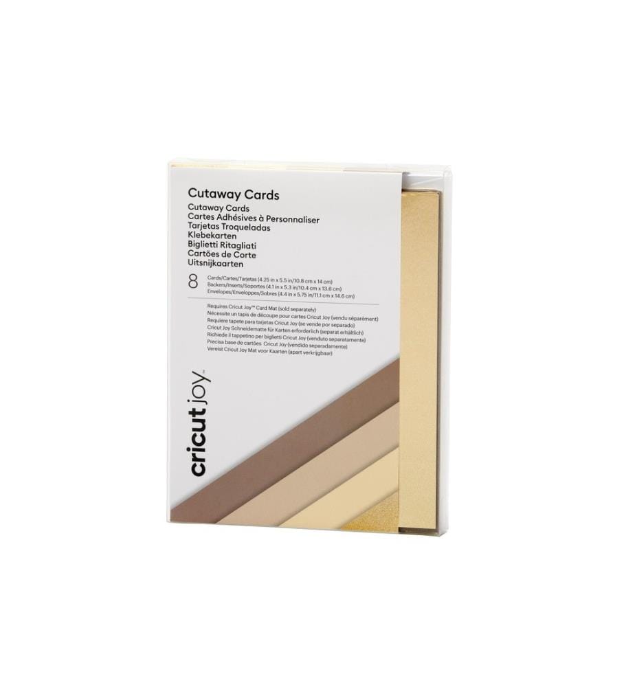 CRICUT - Blankokarte Joy cut-away neutral 8 Stück